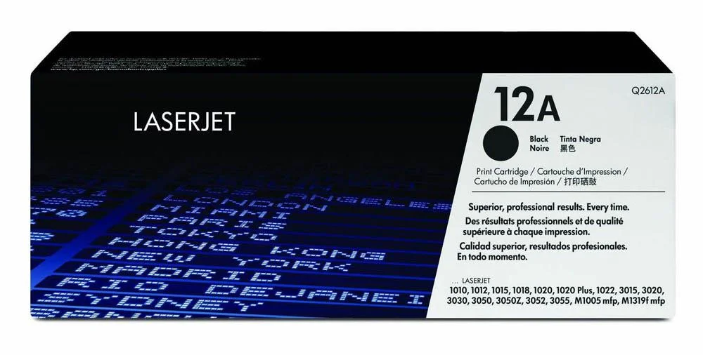Φωτογραφία προϊόντος: Hewlett Packard Toner Laser HP LJ 1010 Ultraprecise Black 2K Pgs - Q2612A