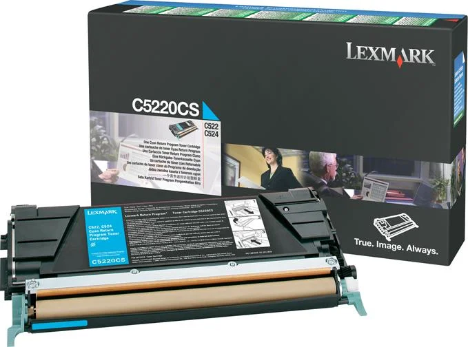 Φωτογραφία προϊόντος: Toner Laser Lexmark C5220CS Cyan -3000Pgs - C5220CS