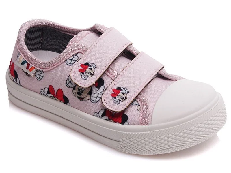 Φωτογραφία προϊόντος: Weestep sneakers Kids για κορίτσια με διπλό velcro - σχέδιο Μίνι Μάους