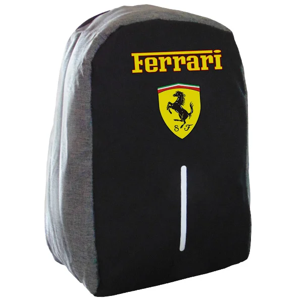 Φωτογραφία προϊόντος: Takeposition Ferrari Σακίδιο πλάτης Razor 1κεντρική θέση Rpet 600D 44Y x 34Μ x 10Π Μαύρο/γκρι 973-9062