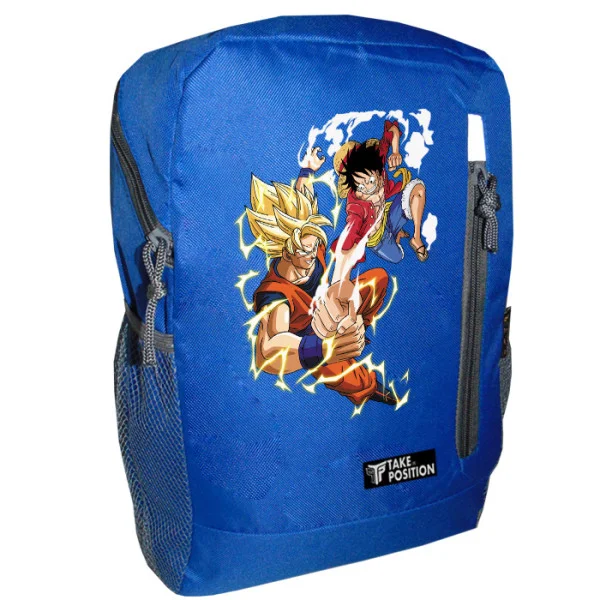 Φωτογραφία προϊόντος: Takeposition Kidy Σακίδιο νηπίων Goku vs D.Luffy, 1 κεντρική θέση ,Μπλε, 974-1321-10