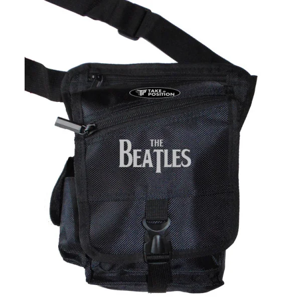 Φωτογραφία προϊόντος: Takeposition Darko The Beatles, Τσαντάκι μέσης μηρού με έχτρα πουγκί νερού, 27Y x 17Π x 7Β, Μαύρο, 962-7509