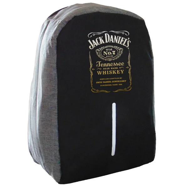 Φωτογραφία προϊόντος: Takeposition Jack Daniels Σακίδιο πλάτης Razor 1κεντρική θέση Rpet 600D 44Y x 34Μ x 10Π Μαύρο/γκρι 973-4012