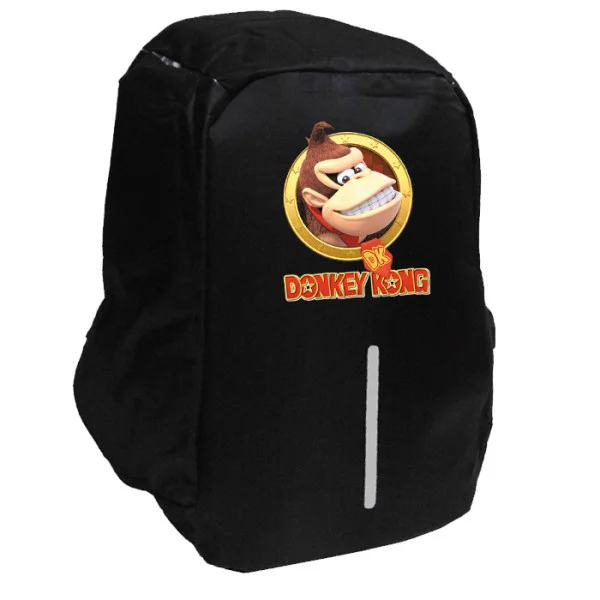 Φωτογραφία προϊόντος: Takeposition Donkey Kong Σχολική τσάντα Razor 1κεντρική θέση Rpet 600D 44Y x 34Μ x 10Π, Μαύρο, 973-4730-02