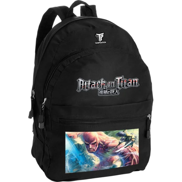 Φωτογραφία προϊόντος: Takeposition Pearl Σακίδιο πλάτης Anime Attacn on Titans, 1 Κεντρικές θέσεις, 40.5x31x15cm ,Μαύρο, 976-1006-02