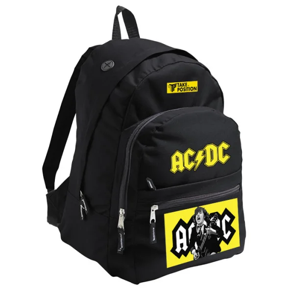 Φωτογραφία προϊόντος: Takeposition Pearl Σακίδιο πλάτης Acdc rocker, 1 Κεντρικές θέσεις, 40.5x31x15cm ,Μαύρο, 976-7529-02