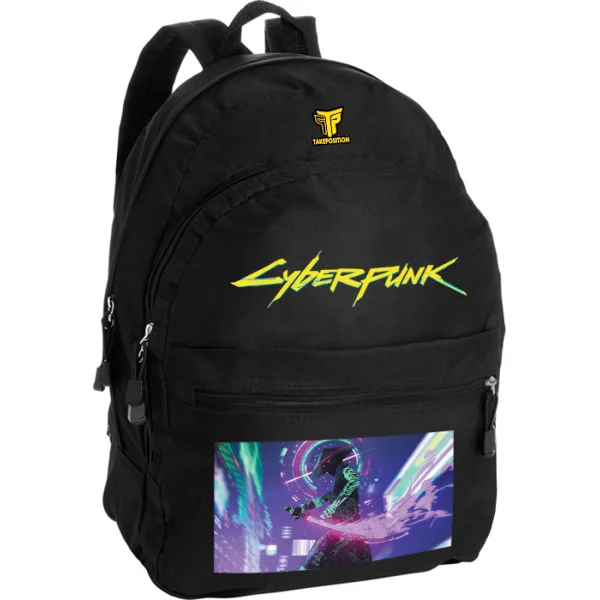 Φωτογραφία προϊόντος: Takeposition Pearl Σακίδιο πλάτης Cyberpunk live over 1 Κεντρικές θέσεις, 40.5x31x15cm ,Μαύρο, 976-4510-02