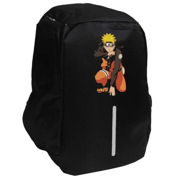 Φωτογραφία προϊόντος: Takeposition Naruto ready to fight Σχολική τσάντα Razor 1κεντρική θέση Rpet 600D 44Y x 34Μ x 10Π, Μαύρο, 973-1327-02