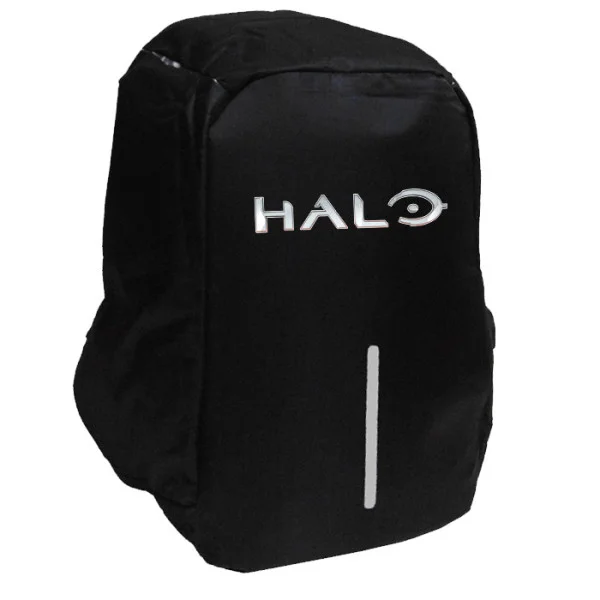 Φωτογραφία προϊόντος: Takeposition Halo Logo Σχολική τσάντα Razor 1κεντρική θέση Rpet 600D 44Y x 34Μ x 10Π, Μαύρο, 973-4739-02