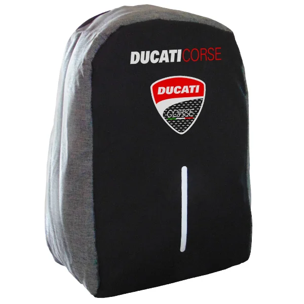Φωτογραφία προϊόντος: Takeposition Ducati corse Σακίδιο πλάτης Razor 1κεντρική θέση Rpet 600D 44Y x 34Μ x 10Π Μαύρο/γκρι 973-9068