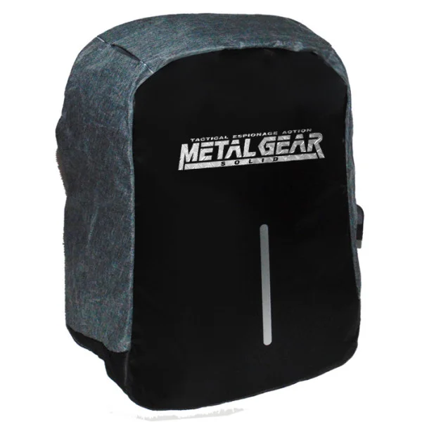 Φωτογραφία προϊόντος: Takeposition Metal Gear logo Σακίδιο πλάτης Razor 1κεντρική θέση Rpet 600D 44Y x 34Μ x 10Π Μαύρο/γκρι 973-4748-07