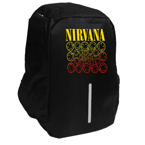 Φωτογραφία προϊόντος: Takeposition Nirvana Smile Σακίδιο πλάτης Razor 1κεντρική θέση Rpet 600D 44Y x 34Μ x 10Π Μαύρο, 973-7527-02