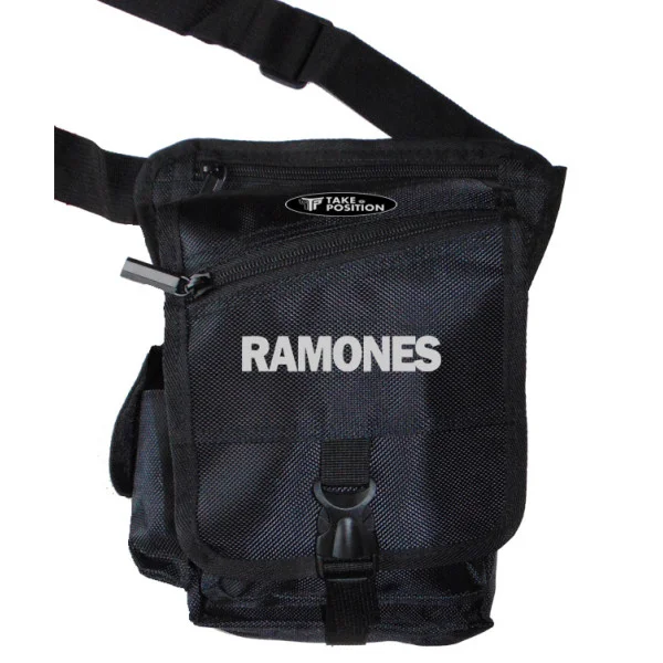 Φωτογραφία προϊόντος: Takeposition Darko Ramones, Τσαντάκι μέσης μηρού με έχτρα πουγκί νερού, 27Y x 17Π x 7Β, Μαύρο, 962-7504