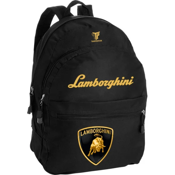 Φωτογραφία προϊόντος: Takeposition Pearl Σακίδιο πλάτης Lamborghini, 1 Κεντρικές θέσεις, 40x31x15cm ,Μαύρο, 976-9058-02