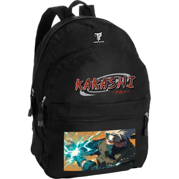 Φωτογραφία προϊόντος: Takeposition Pearl Σακίδιο πλάτης kakashi thunder power, 1 Κεντρικές θέσεις, 40.5x31x15cm ,Μαύρο, 976-1335-02