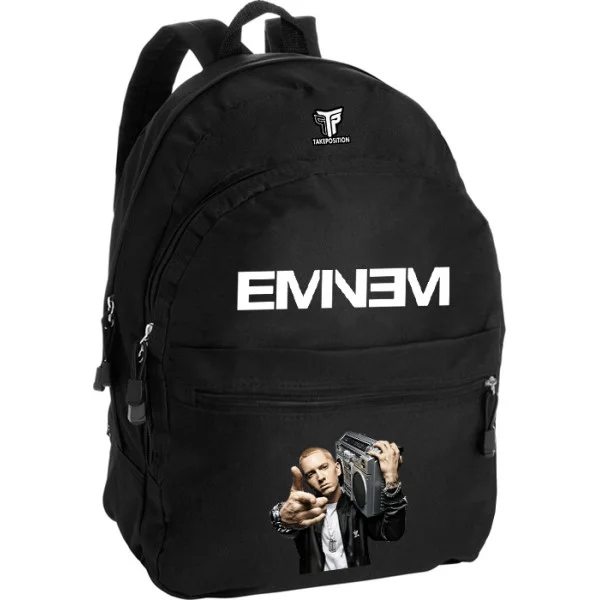 Φωτογραφία προϊόντος: Takeposition Pearl Σακίδιο πλάτης Eminem, 1 Κεντρικές θέσεις, 40.5x31x15cm ,Μαύρο, 976-7518-02