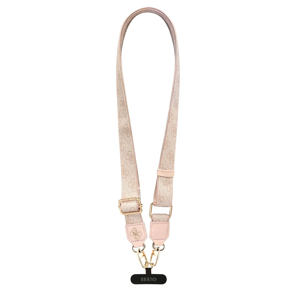 Φωτογραφία προϊόντος: Guess Ιμάντας Κινητού Universal Crossbody Strap PU 4G Metal Logo Pink