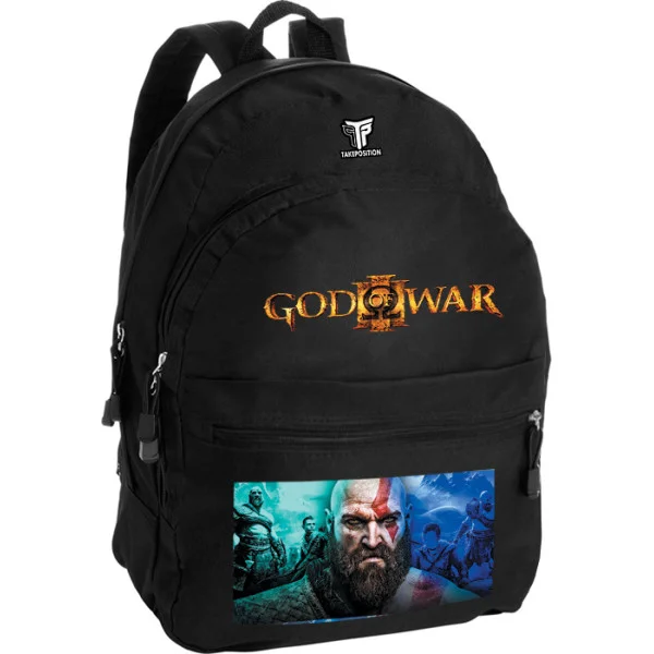Φωτογραφία προϊόντος: Takeposition Pearl Σακίδιο πλάτης God of War Kratos, 1 Κεντρικές θέσεις, 40.5x31x15cm ,Μαύρο, 976-4500-02