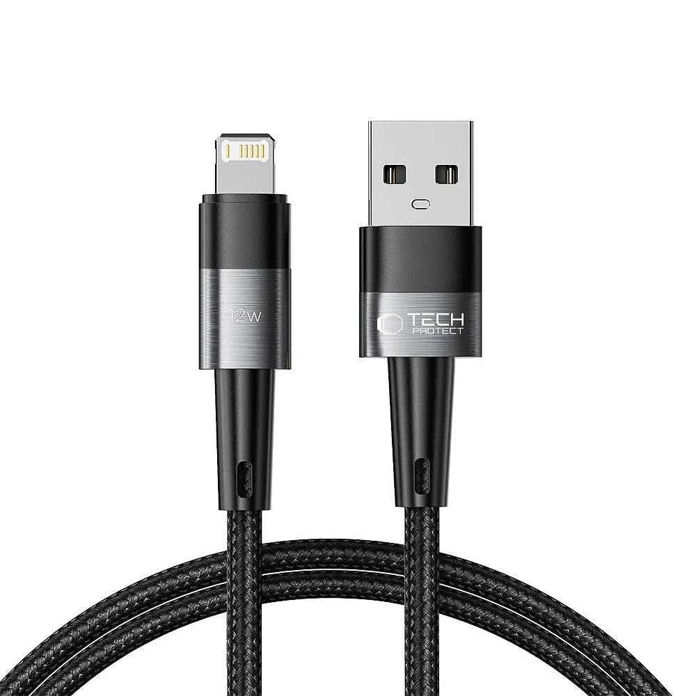 Φωτογραφία προϊόντος: Tech-Protect Καλώδιο Ultraboost USB-A / Lightning Cable 12W / 2.4A 100cm Grey