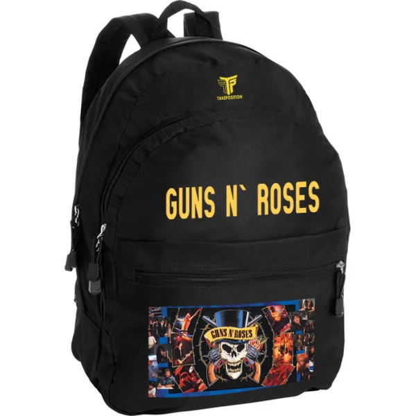 Φωτογραφία προϊόντος: Takeposition Pearl Σακίδιο πλάτης Gun n' Roses, 1 Κεντρικές θέσεις, 40.5x31x15cm ,Μαύρο, 976-7550-02