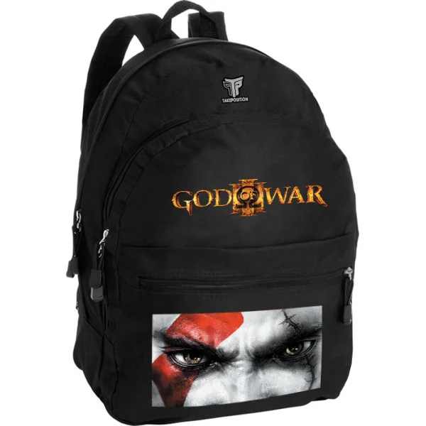 Φωτογραφία προϊόντος: Takeposition Pearl Σακίδιο πλάτης God of War Kratos look, 1 Κεντρικές θέσεις, 40.5x31x15cm ,Μαύρο, 976-4504-02