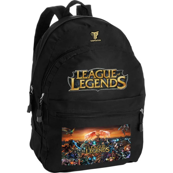 Φωτογραφία προϊόντος: Takeposition Pearl Σακίδιο πλάτης League of legands, 1 Κεντρικές θέσεις, 40.5x31x15cm ,Μαύρο, 976-4555-02