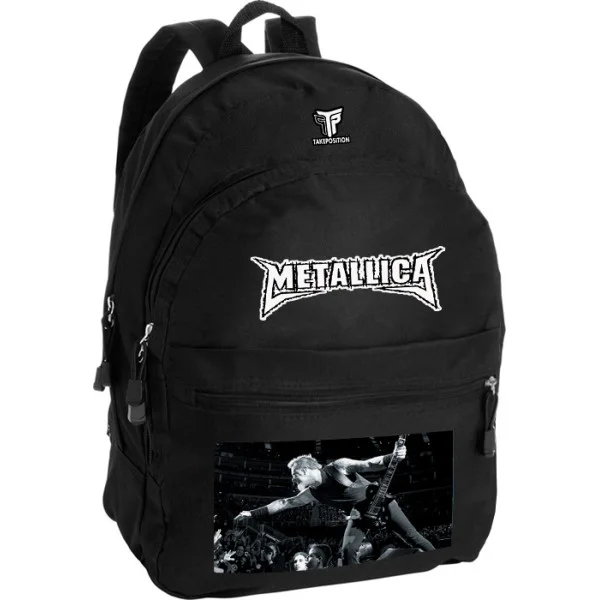Φωτογραφία προϊόντος: Takeposition Pearl Σακίδιο πλάτης Metallica for you, 1 Κεντρικές θέσεις, 40.5x31x15cm ,Μαύρο, 976-7540-02