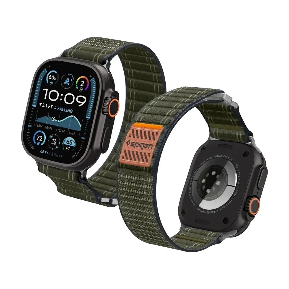 Φωτογραφία προϊόντος: Spigen Λουράκι WBF0 Band Apple Watch 8 / 9 / 10 / 11 / SE / Ultra (44 / 45 / 46 / 49 mm) Green
