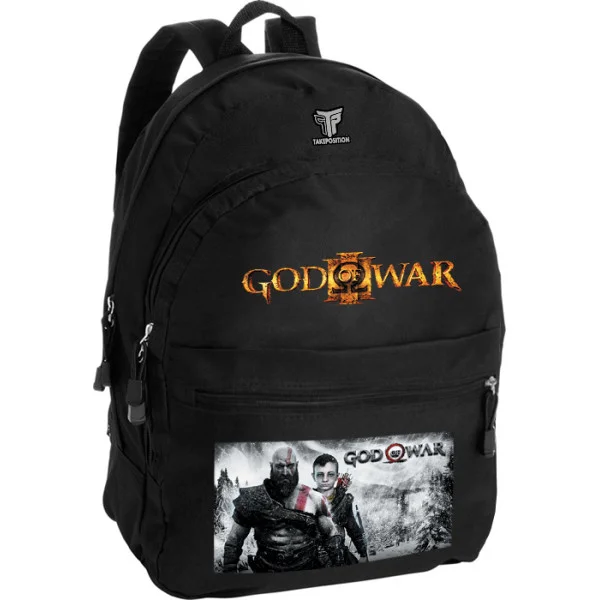 Φωτογραφία προϊόντος: Takeposition Pearl Σακίδιο πλάτης God of War Family, 1 Κεντρικές θέσεις, 40.5x31x15cm ,Μαύρο, 976-4501-02