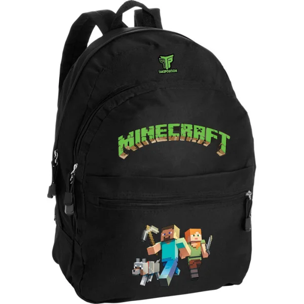 Φωτογραφία προϊόντος: Takeposition Pearl Σακίδιο πλάτης Minecraft adventure, 1 Κεντρικές θέσεις, 40.5x31x15cm ,Μαύρο, 976-4764-02