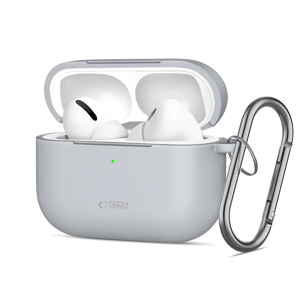Φωτογραφία προϊόντος: Tech-Protect Θήκη Σιλκόνης Hook Apple AirPods Pro 3 Crayon Grey