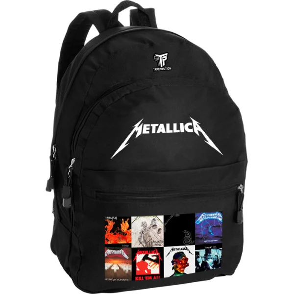 Φωτογραφία προϊόντος: Takeposition Pearl Σακίδιο πλάτης Metallica albums, 1 Κεντρικές θέσεις, 40.5x31x15cm ,Μαύρο, 976-7578-02