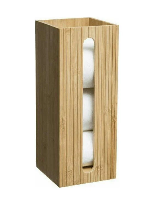 Φωτογραφία προϊόντος: 5FIVE SIMPLY SMART Ξύλινη Θήκη Bamboo Για Χαρτί Υγείας Terre Χωρητικότητας 3 ρολών Χαρτιού 14,5x14,5x36cm 5Five