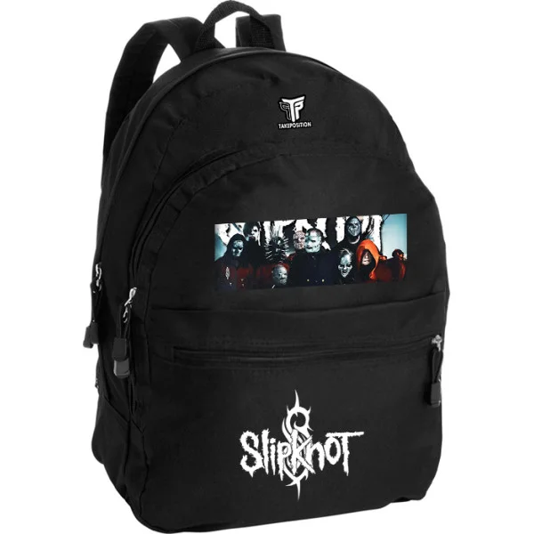 Φωτογραφία προϊόντος: Takeposition Pearl Σακίδιο πλάτης Slipknot, 1 Κεντρικές θέσεις, 40.5x31x15cm ,Μαύρο, 976-7510-02