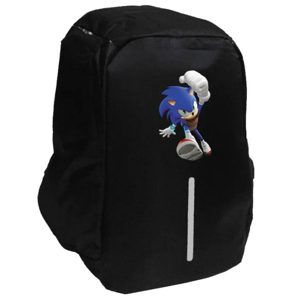 Φωτογραφία προϊόντος: Takeposition Sonic Runner Σχολική τσάντα Razor 1κεντρική θέση Rpet 600D 44Y x 34Μ x 10Π, Μαύρο, 973-1181-02