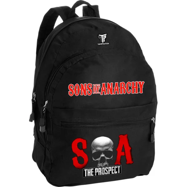 Φωτογραφία προϊόντος: Takeposition Pearl Σακίδιο πλάτης Sons of Anarchy, 1 Κεντρικές θέσεις, 40x31x15cm ,Μαύρο, 976-9071-02