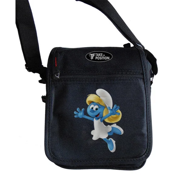 Φωτογραφία προϊόντος: Takeposition Τσαντάκι ώμου Unisex, Miss Smurf, Μαύρο, 23x18x8.50cm, 983-1132