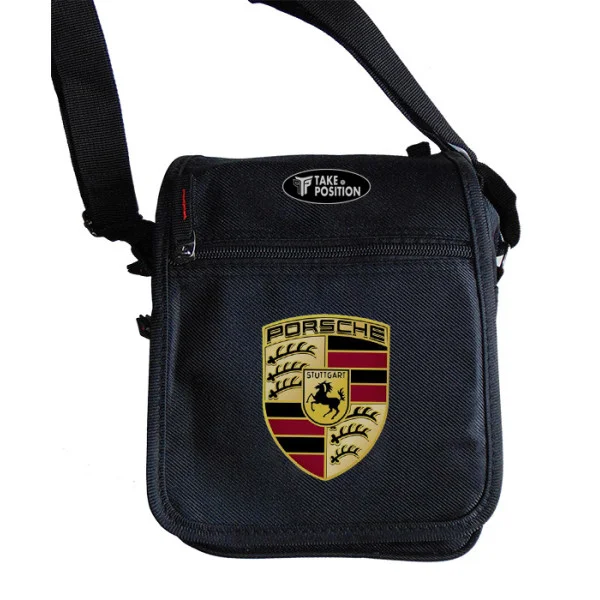 Φωτογραφία προϊόντος: Takeposition Τσαντάκι ώμου Unisex Porsche, Μαύρο, 23x18x8.50cm, 983-9064