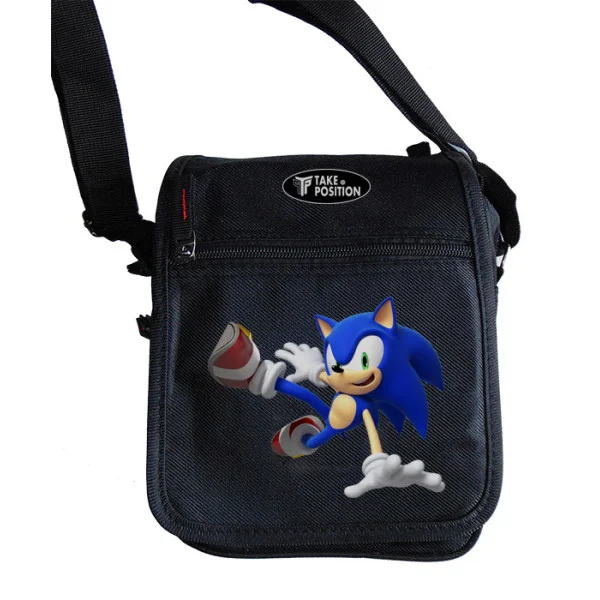 Φωτογραφία προϊόντος: Takeposition Τσαντάκι ώμου Unisex, Sonic the Runner, Μαύρο, 23x18x8.50cm, 983-1184