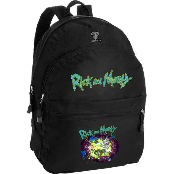 Φωτογραφία προϊόντος: Takeposition Pearl Σακίδιο πλάτης Rick and Morty, 1 Κεντρικές θέσεις 40.5x31x15cm, Μαύρο, 976-1251-02