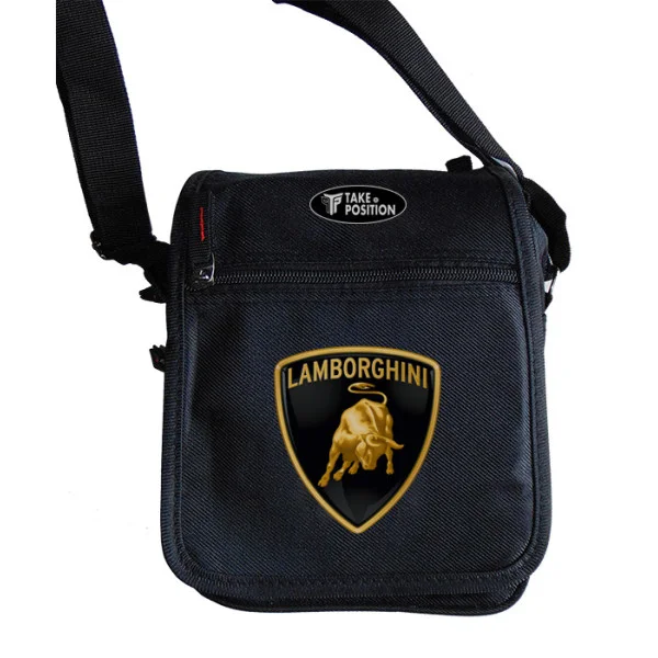 Φωτογραφία προϊόντος: Takeposition Τσαντάκι ώμου Unisex Lamborghini, Μαύρο, 23x18x8.50cm, 983-9058