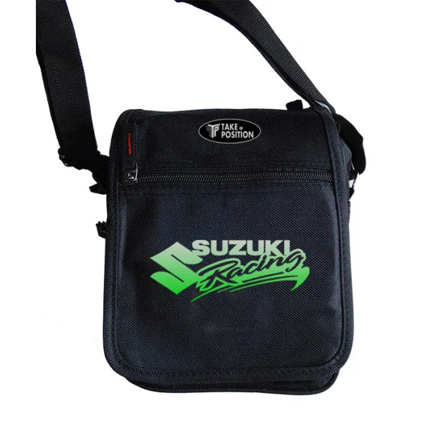 Φωτογραφία προϊόντος: Takeposition Τσαντάκι ώμου Unisex Suzuki racing, Μαύρο, 23x18x8.50cm, 983-9042