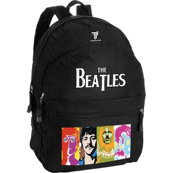 Φωτογραφία προϊόντος: Takeposition Pearl Σακίδιο πλάτης The Beatles, 1 Κεντρικές θέσεις, 40.5x31x15cm ,Μαύρο, 976-7558-02
