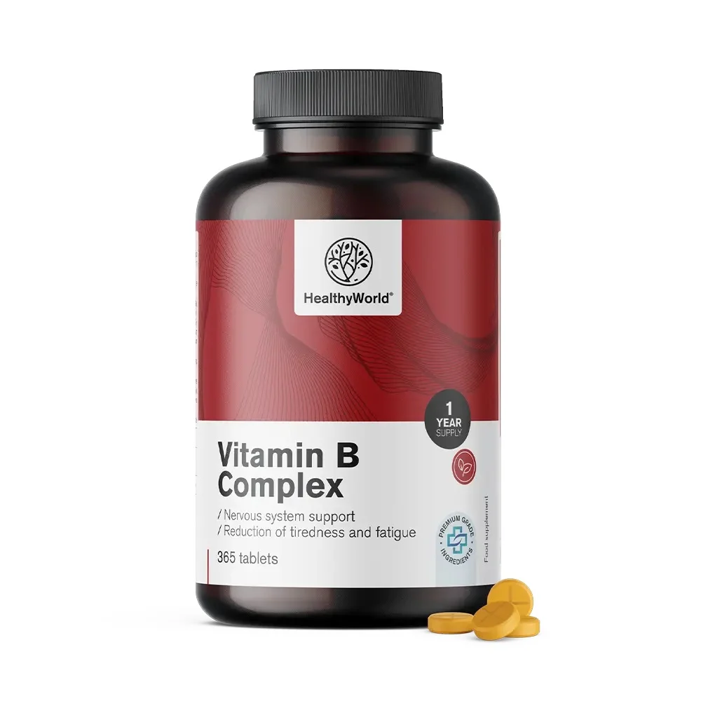 Φωτογραφία προϊόντος: HealthyWorld® Σύμπλεγμα Βιταμινών Β HealthyWorld 365 δισκία