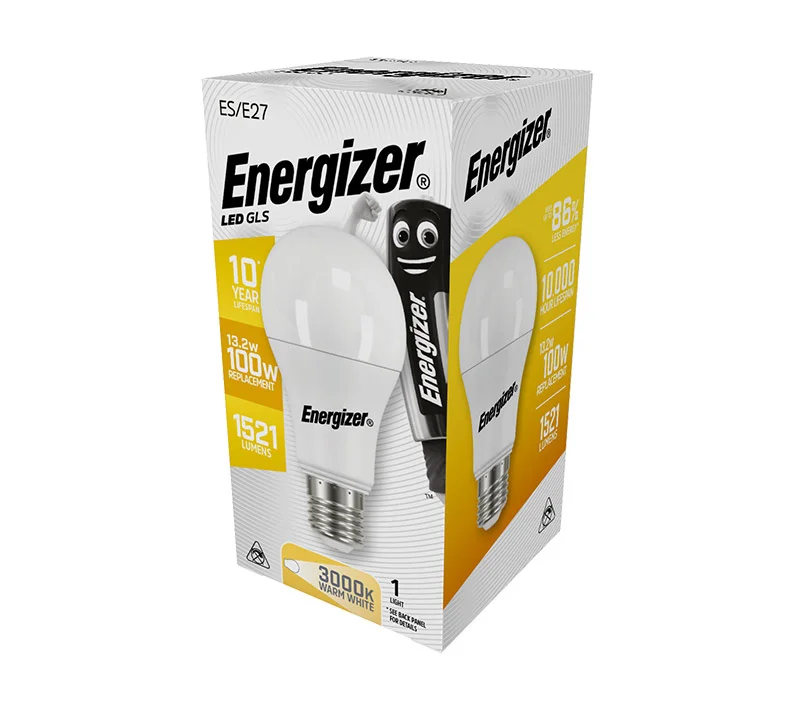 Φωτογραφία προϊόντος: Energizer BEC Κοινή Λάμπα LED 13.8W E27 1521lm 3000K Θερμό Λευκό