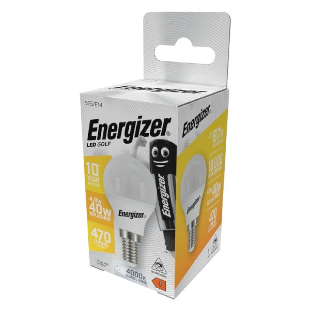 Φωτογραφία προϊόντος: Energizer BEC Mini Σφαιρική Λάμπα LED OPAL 4.9W E14 470lm 4000K