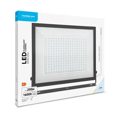 Φωτογραφία προϊόντος: Modee Lighting LED Προβολέας E-series Slim 200W 120° 6000K 16000 lm ERP