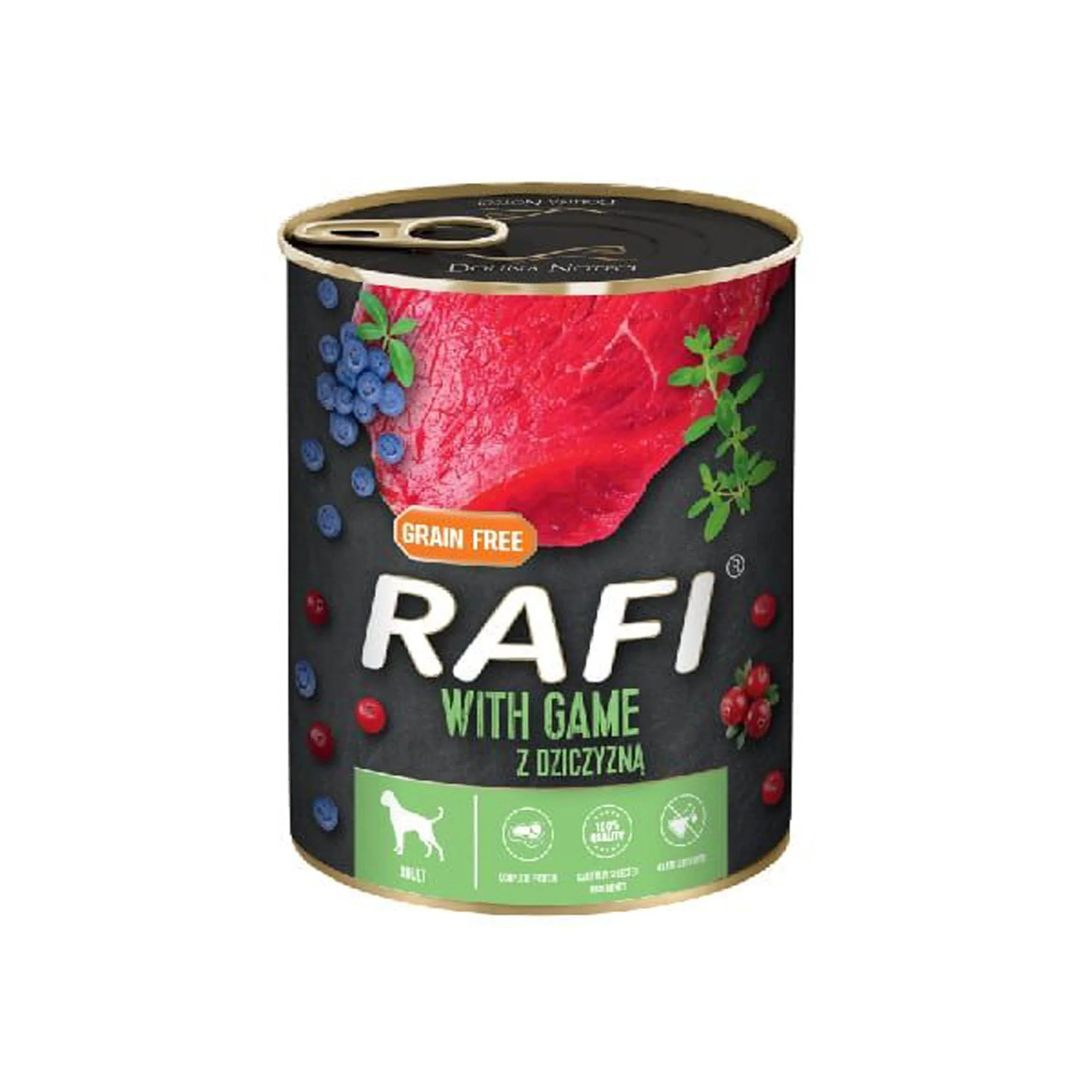 Φωτογραφία προϊόντος: RAFI Can Game 800g