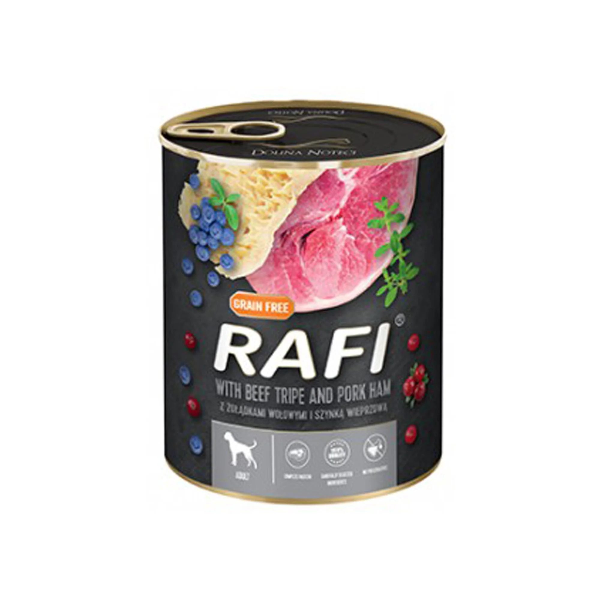 Φωτογραφία προϊόντος: RAFI Can Beef Tripe + Pork 800g