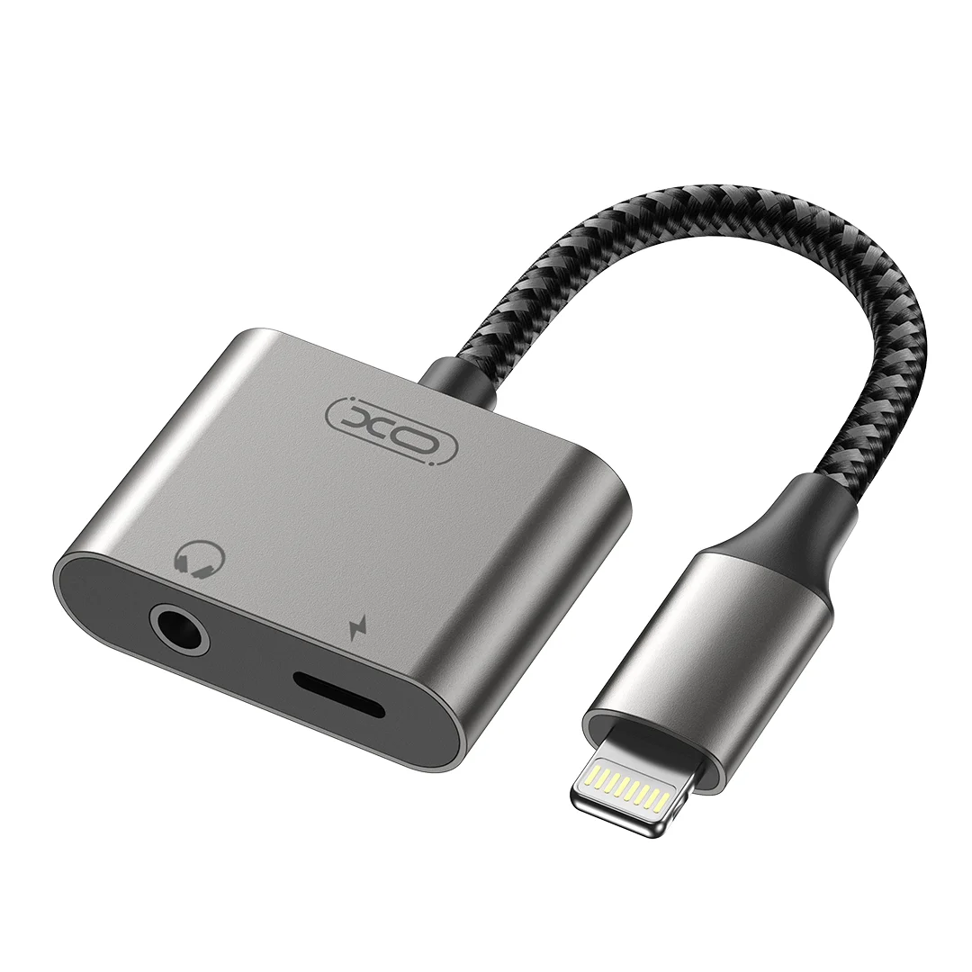 Φωτογραφία προϊόντος: XO NB-R258B Αντάπτορας Lightning σε Lightning + 3.5mm